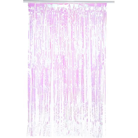 Rideau de Porte 100x180cm avec Franges pour Mariage, Anniversaire et Fête (1/5)