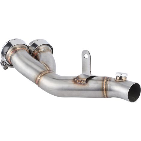 Tube intermédiaire d'échappement avec catalyseur supprimé, tube de liaison décatalysé compatible avec Yamaha YZFR6 2009-2014 (1/5)