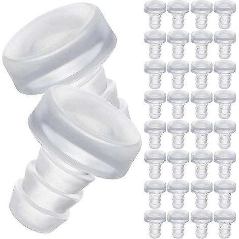 200 butoirs transparents en PVC anti-collision pour tables, portes et tiroirs de meubles (1/5)