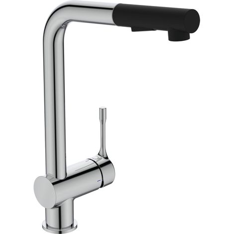 KOLVA Miscelatore lavello, bocca alta con doccetta - Cromo Ideal Standard (1/4)
