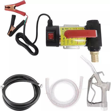 12V 175W Pompe À vidange Carburant Diesel Gasoil Huile Fioul Amorçage Auto Accessoires