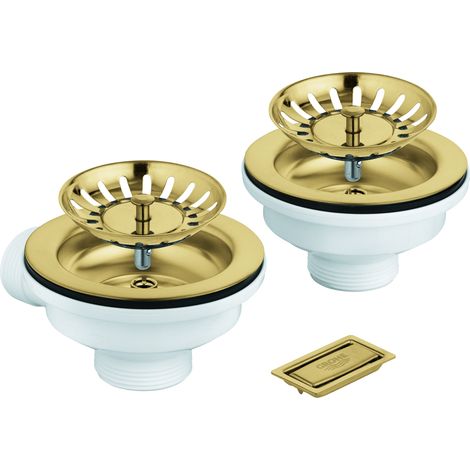 Grohe - Juego de desagüe para fregadero, Cool Sunrise cepillado 40997GN0