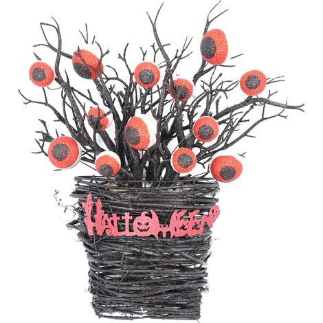 Guirlande Halloween - Guirlande Porte avec Yeux Lumineux LED - Décoration Mur Porte Fenêtre - Extérieur Intérieur - 1 Pièce (1/5)