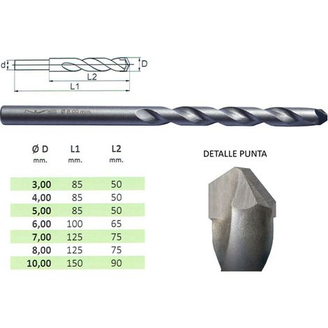 BROCA PORCELANICO 6MM QTC00600
