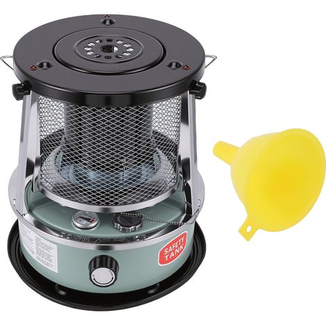 Chauffage d'appoint au kérosène 2,6 kW, hauteur réglable, portable, non électrique, 2 en 1, pour camping, garage, maison et situations d'urgence. (1/5)