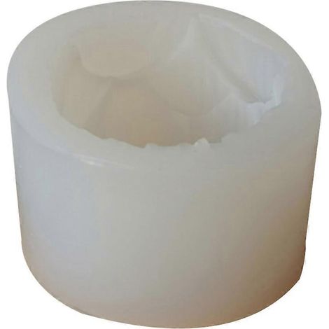 Moule en Silicone pour Bougie en Ciment Artisanal, Forme Fleur (1/4)