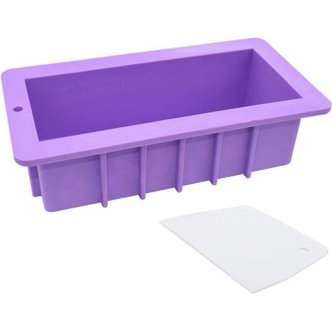 Moules à Pudding en Silicone Rectangulaires pour Savon Artisanal DIY (1/4)
