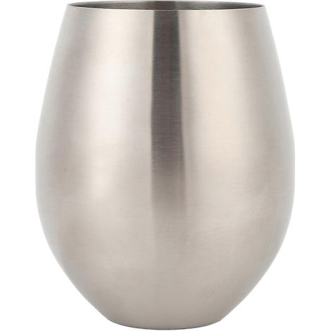 Weinglas aus Edelstahl 304, 570 ml, Metallbecher, spülmaschinenfest