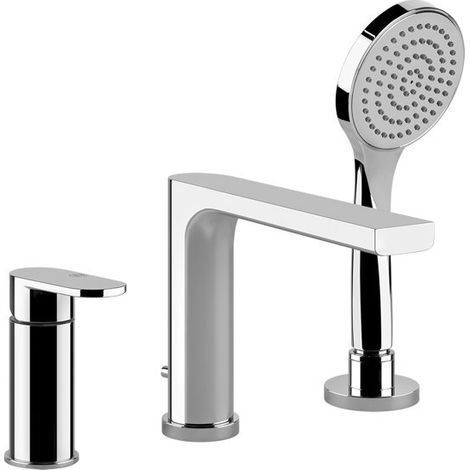 Gessi Emporio Via Bagutta Mélangeur de baignoire trois trous avec