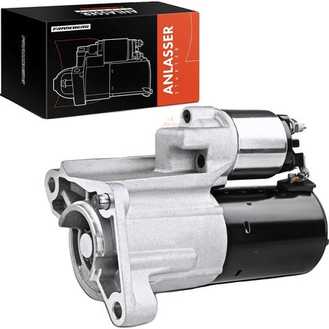 Motorino d'avviamento, acciaio di alta qualità, 12V, 1,4 kW, compatibile con Land Rover Freelander 2, dimensioni 7,5 x 5,5 x 4 pollici (1/5)