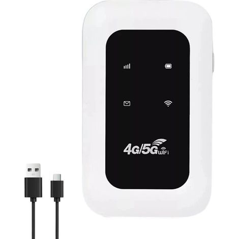 Router Wi-Fi portatile 4G/5G LTE con scheda SIM e hotspot Wi-Fi mobile. (1/5)
