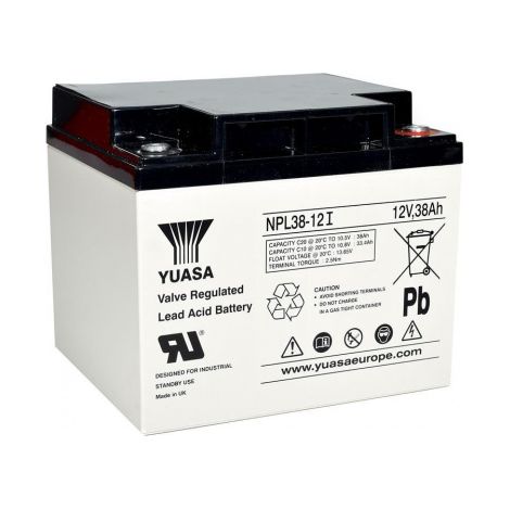 Batterie Plomb 12V 38Ah Yuasa (197X165X170) M5 (NPL38-12I) (1/4)