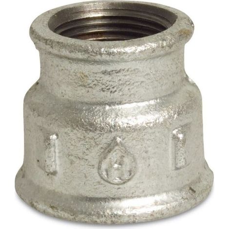 Réduction en Fonte Malléable 3/4 x 1/2, Raccord Fileté (1/2)