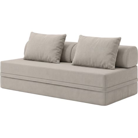 Sofá Modular 3 Lugares Convertível Liso (1/4)