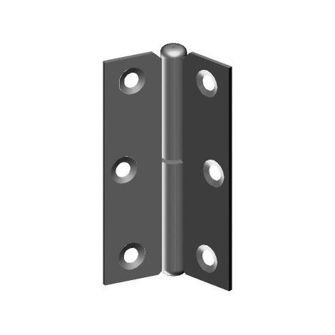 Degustationsscharnier mit gerolltem Knoten MONIN - rechts - 70 x 45 mm - 433 270