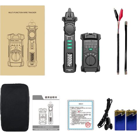 FY8172 testeur de câble traqueurs de fil récepteur RJ11/RJ45 traqueurs de fil téléphonique traceurs outil de Toner traqueurs de fil de suivi PoE (1/5)