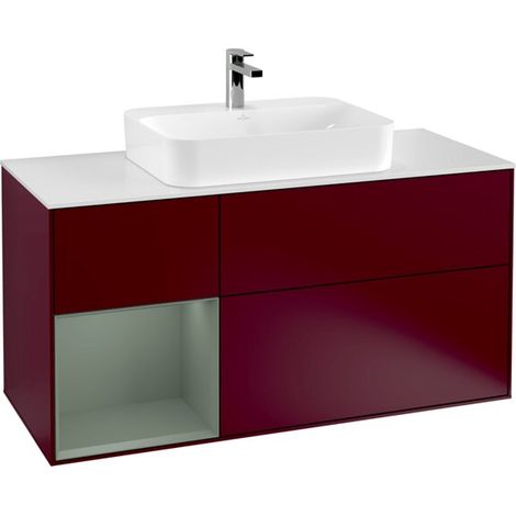 Villeroy & Boch F411GMHB Meuble sous lavabo Finion F41 (1/2)
