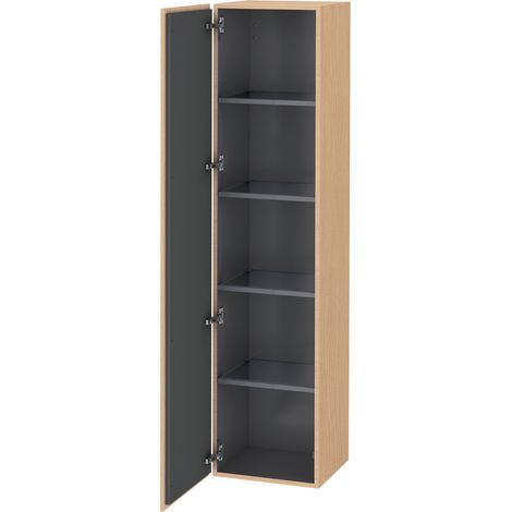 Duravit L-Cube armoire haute, 1 porte charnière à gauche,