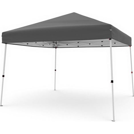 Tonnelle Pliante 3x3 m - Barnum Pop-up à Pieds Inclinés - Protection UV et Imperméable - Hauteur Réglable