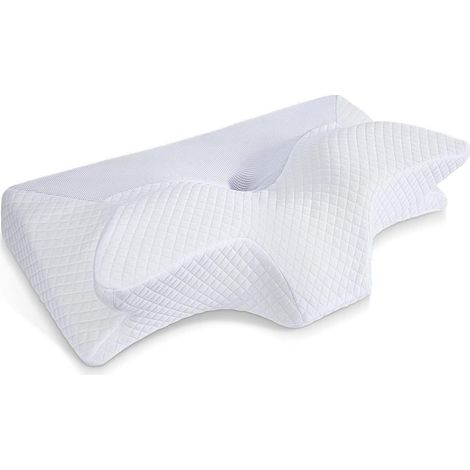 Nackenstützkissen Orthopädisch Memory Foam 70408.5 14.5cm Wei&xDF (1/5)