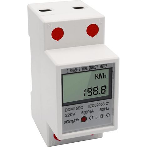 DDM15SC 220V/50Hz 5-80A contatore di energia elettrica multifunzione monofase (1/5)