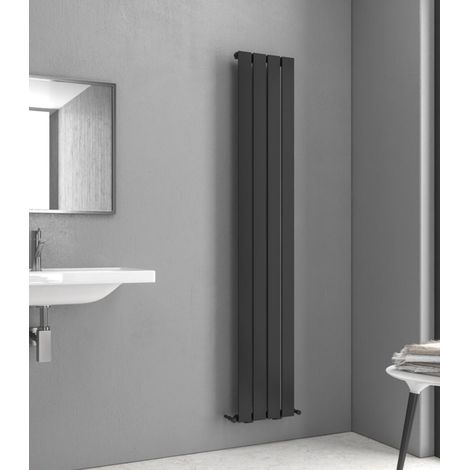 Termoarredo scadasalviete 1800x310cm nero opaco Kam-370N kamalu (1/2)