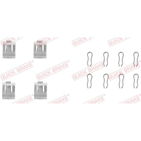 Kit d'accessoires, plaquette de frein à disque Quick Brake 109-1055 ABARTH