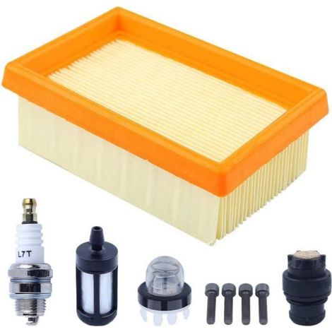 Air Filtre avec Le carburant Filtre Bougie Boulon Primer Ampoule Équilibreur pour scie à béton STHIL TS400 pour ventilateur BR350 (1/4)