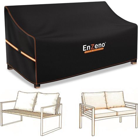 Abdeckhaube für Gartenbank 420D Oxford wasserdicht 208x99x89/61cm (1/5)