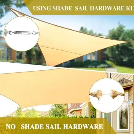 Kit di montaggio per vele parasole, 44 pezzi, per tende da giardino (1/3)