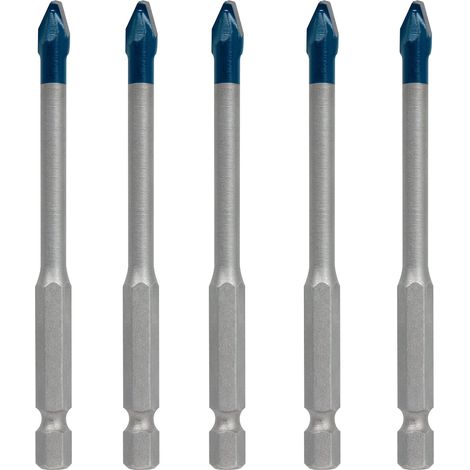 5x Coffrets de forets EXPERT HEX-9 Hard Ceramic (pour Carrelages durs, Carreaux tendres, Ø 6 mm, Professional Accessoire Perceuse/Visseuse à percussion, Perceuses/visseuses rotatives) (1/5)