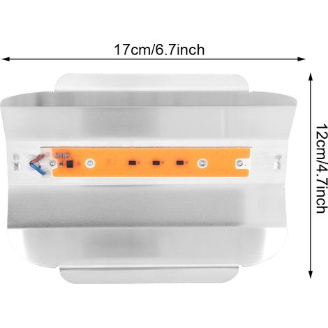 220V 30W Vollspektrum COB-LED-Pflanzenlampe, Indoor-Pflanzenlampe, Aluminium, IP65 (1/5)