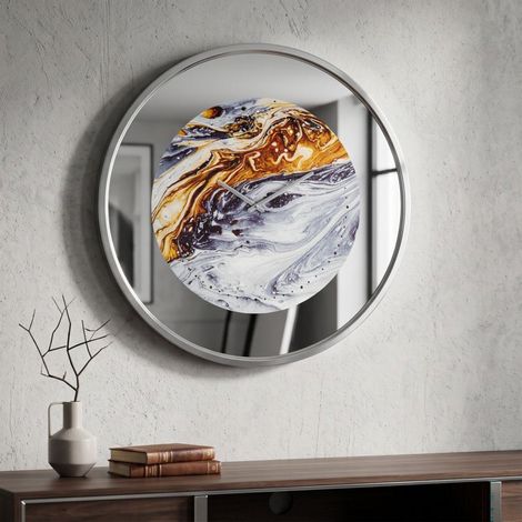 Reloj de pared de 60 cm Alistair Blanco (1/5)