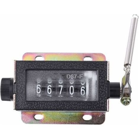 Mini-mechanischer Handzähler, 5-stelliger Arithmometer (1/5)