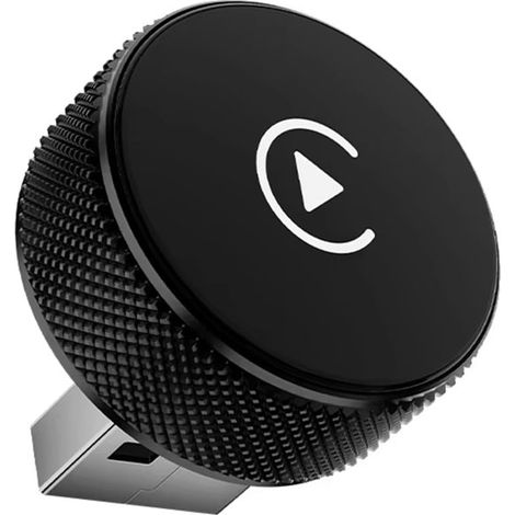 Adattatore CarPlay wireless compatibile con Apple iPhone – Circle Edition 2025 Converte la connessione cablata in wireless per iOS 10+ Plug & Play (1/5)