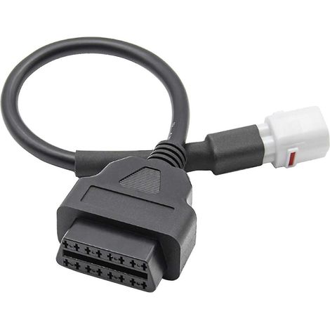 Adaptateur de diagnostic OBD2, réf. R1, R6, 4 broches, compatible avec câble de connecteur 4 broches pour motos Yamaha.-AquaForge (1/4)