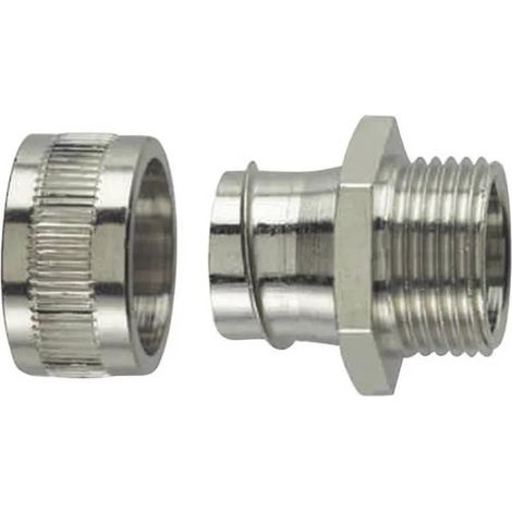 HellermannTyton Guaina ondulata in ottone nichelato 21,10 mm