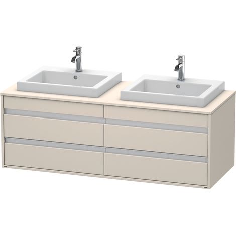 Duravit Ketho consola mueble bajo lavabo, suspendido,