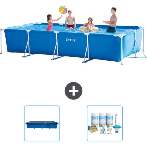 Intex Piscine Tubulaire Rectangulaire - 450x220x84 cm - 3-pièces  S22358 (1/4)