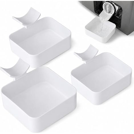 Bac de récupération pour lave-linge, bac étanche imprimé en 3D, bac de rétention pour lave-linge, lot de 3 bacs pour lave-linge (1/5)
