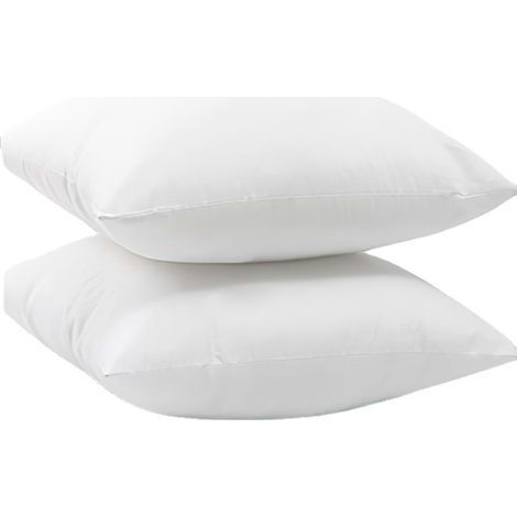 Oreiller 65x65cm (Convient à une taie d'oreiller de 60cm), fabriqué en matériau non tissé résistant aux plumes de duvet, extrêmement confortable, fermeté moyenne à élevée. (1/5)