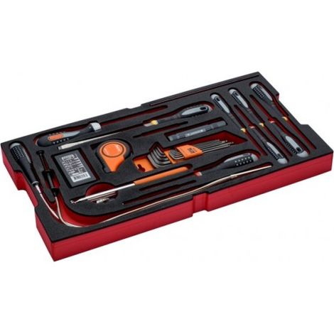 BAHCO - Jeu de tournevis, module pour 4750RCHDW01 Caisse rigide à usage intensif - 56 pc