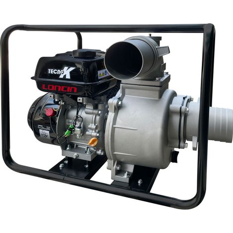 Motopompa TecnoK WPG 100 8 HP 252 cc bocca 100-4” 1600 L/min 30 m (1/4)