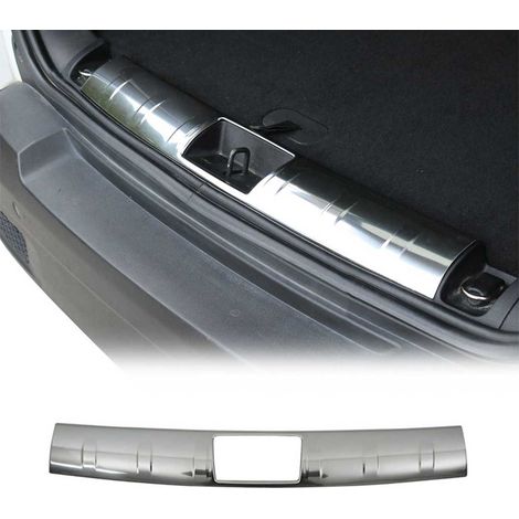 Protection Seuil de Coffre Compatible avec Jeep Renegade 2014-2024 Acier Brillant (1/5)