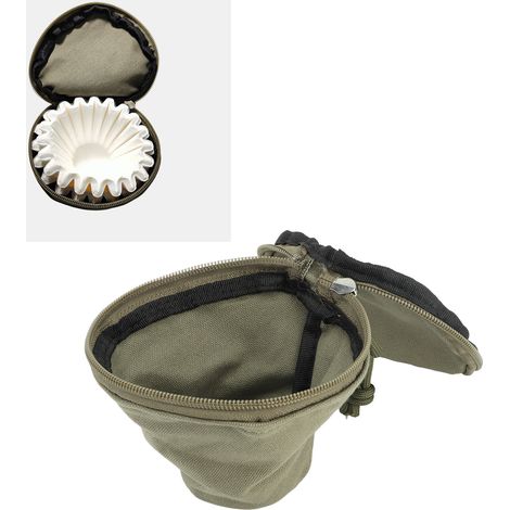 Wiederverwendbarer Papierbeutel zur Aufbewahrung von Kaffee, konischer Papierfilter, Aufbewahrungsbeutel für Filterkaffee, Aufbewahrungsbox für Papierfilter, praktischer Beutel für Camping, Reisebeute (1/5)
