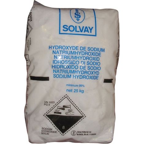Soude Caustique Perle Dousselin 25kg Déboucheur Puissant Et Décapant Industriel - Dousselin