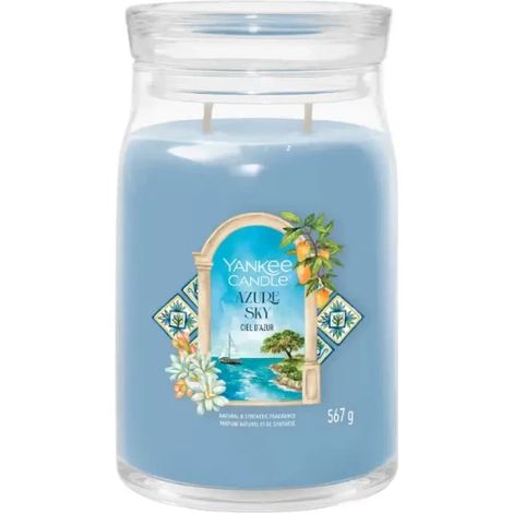 CANDELA GIARA GRANDE SIGNATURE AZURE SKY - YANKEE CANDLE (1/2)