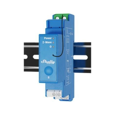 Shelly Wave Pro 1 Relé Azul 16A Rail DIN (1/3)