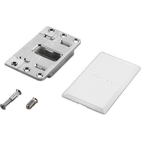 Insert pour charnière Conecta à encastrer à l'intérieur du meuble - avec cache - finition Titane - SALICE