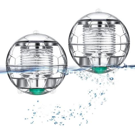 Lampe Lumière de piscine Solaire Énergie Lampe Flottante Étang avec Couleur Changement étanche Balle suspendue de Lumière pour Jardin Piscine Arbre en Plastique ABS [Classe énergétique A] (1/5)